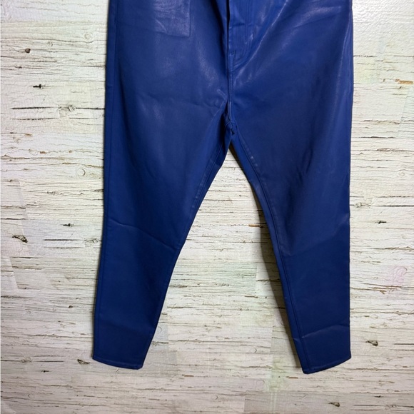 J Brand Maria High Rise Blueberry Coated Skinny indigo gloss NWT size 32 - Picture 2 of 10
